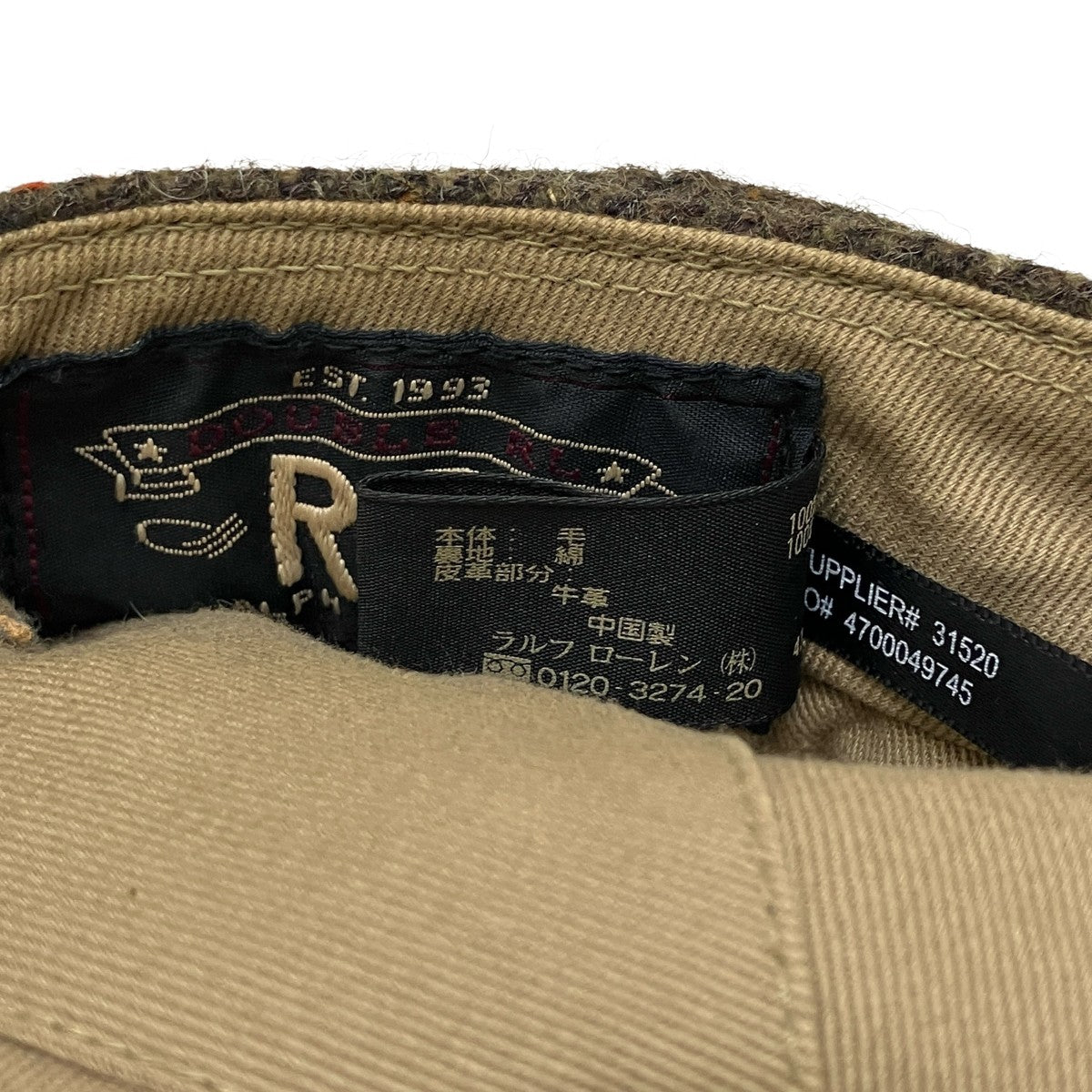 RRL(ダブルアールエル) キャスケット4700049745 4700049745 オリーブ