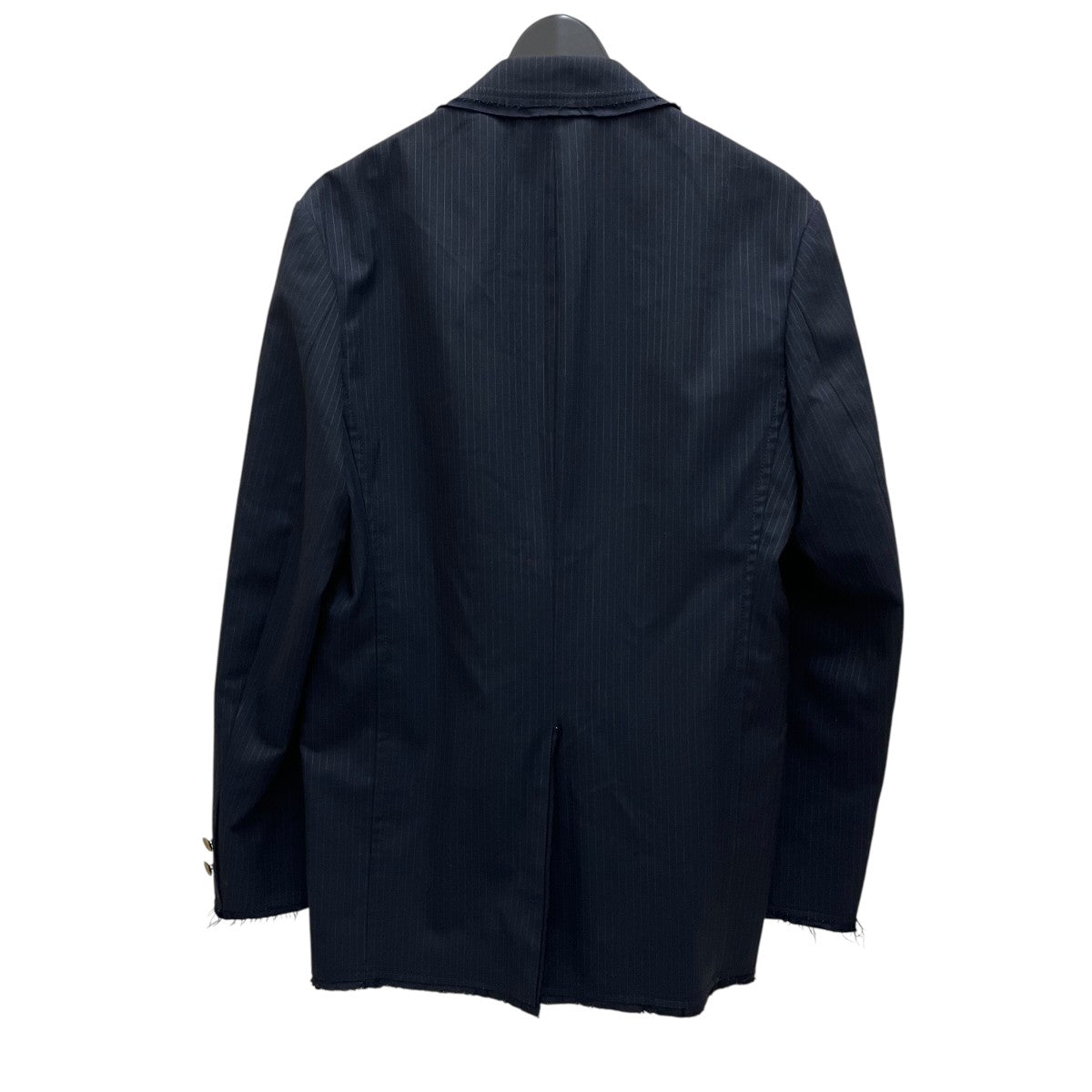 ジュンヤワタナベ　ネイビー ストライプ ジップアップジャンパー Junya Watanabe MAN ストライプ パーカー | ブルー | FARFETCH JP