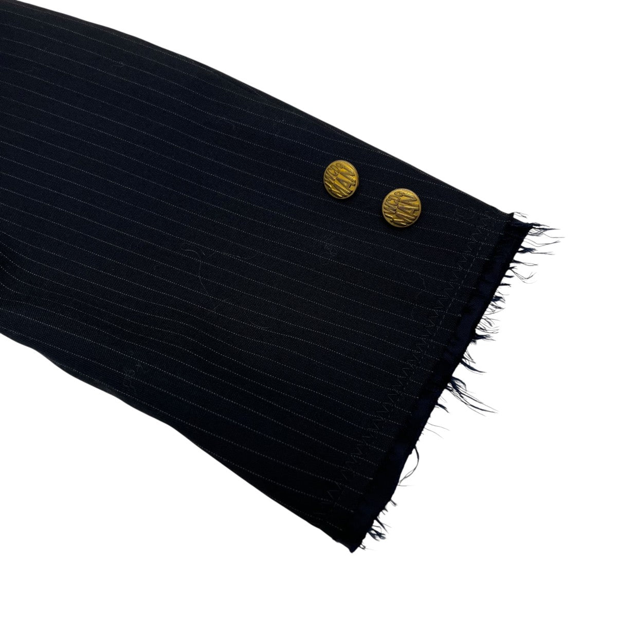 ジュンヤワタナベ　ネイビー ストライプ ジップアップジャンパー Junya Watanabe MAN ストライプ パーカー | ブルー | FARFETCH JP