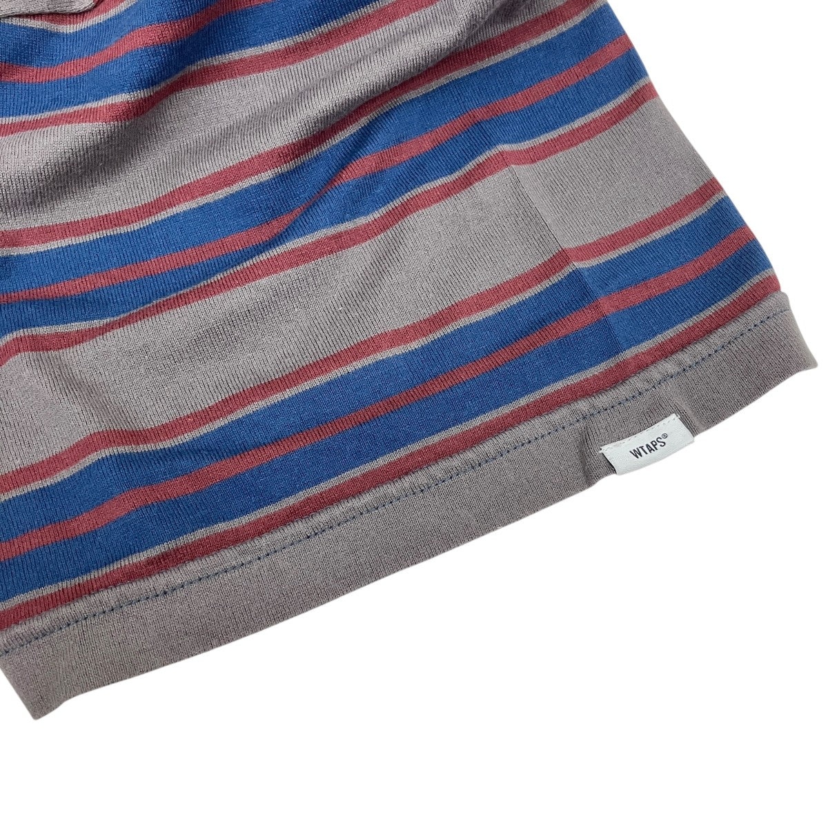 WTAPS ボーダーTシャツ232ATDT-CSM08 古着・中古-5枚目のアイテム画像