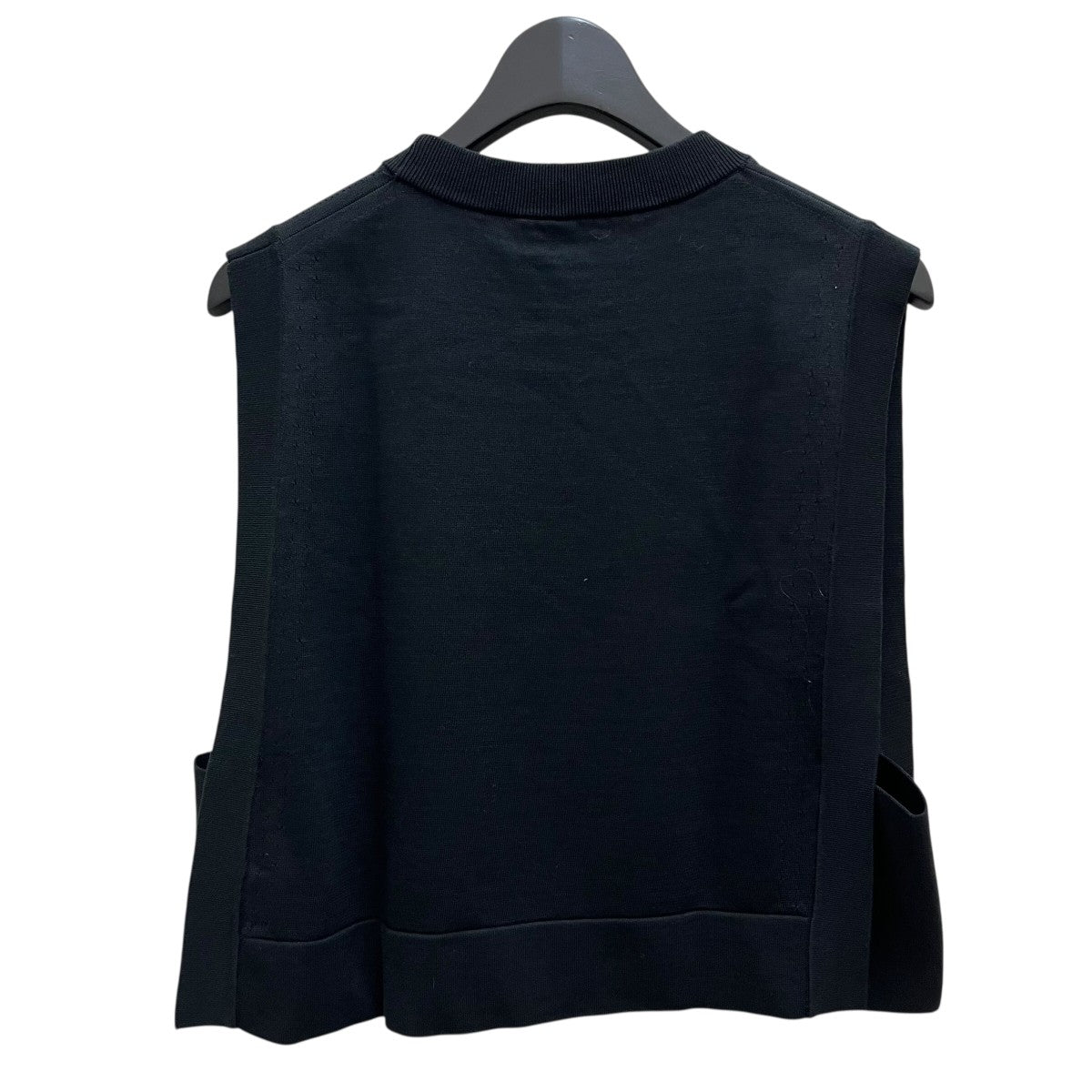 HYKE ベスト HYKE(ハイク) 「WIDE RIBBED CROPPED VEST」クロップドニット