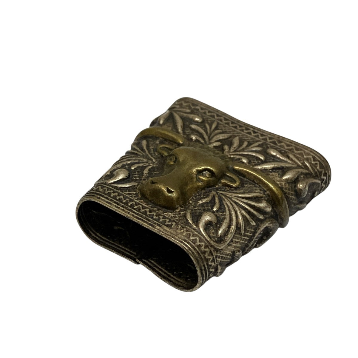 希少☆RRL カウヘッドバンダナスライダー完売品 RRL ENGRAVED BANDANNA SLIDER バンダナスライダー - メルカリ