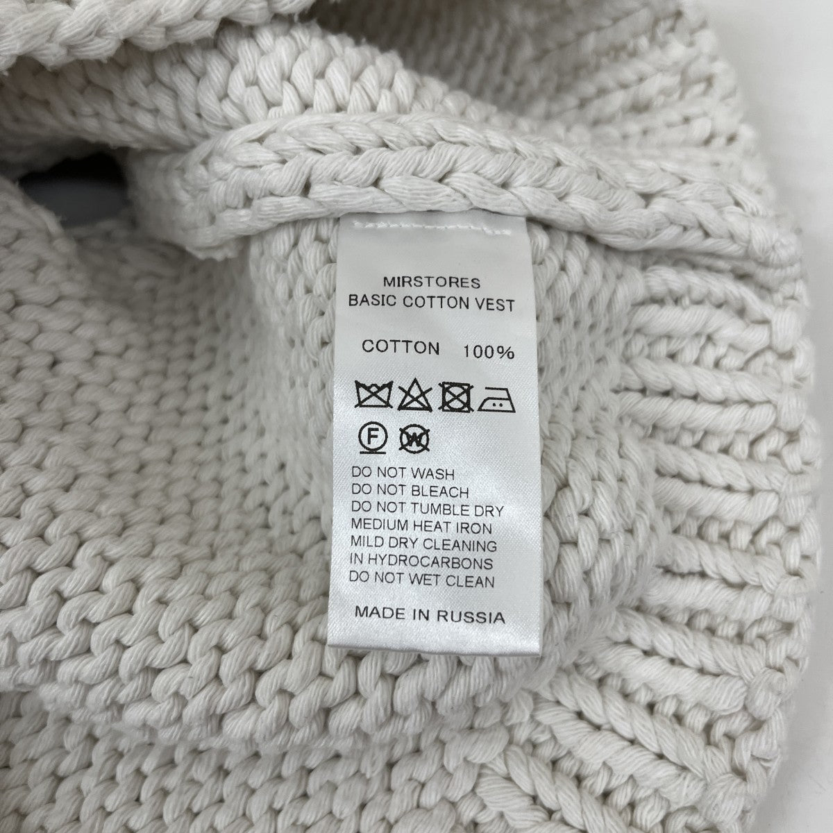 MIRSTORES ノースリーブニット 古着・中古-4枚目のアイテム画像