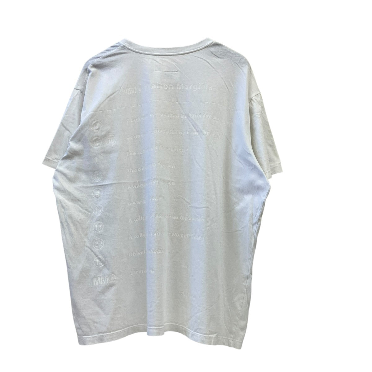 MM6 Maison Margiela バックプリントTシャツS52GC0180 古着・中古-2枚目のアイテム画像
