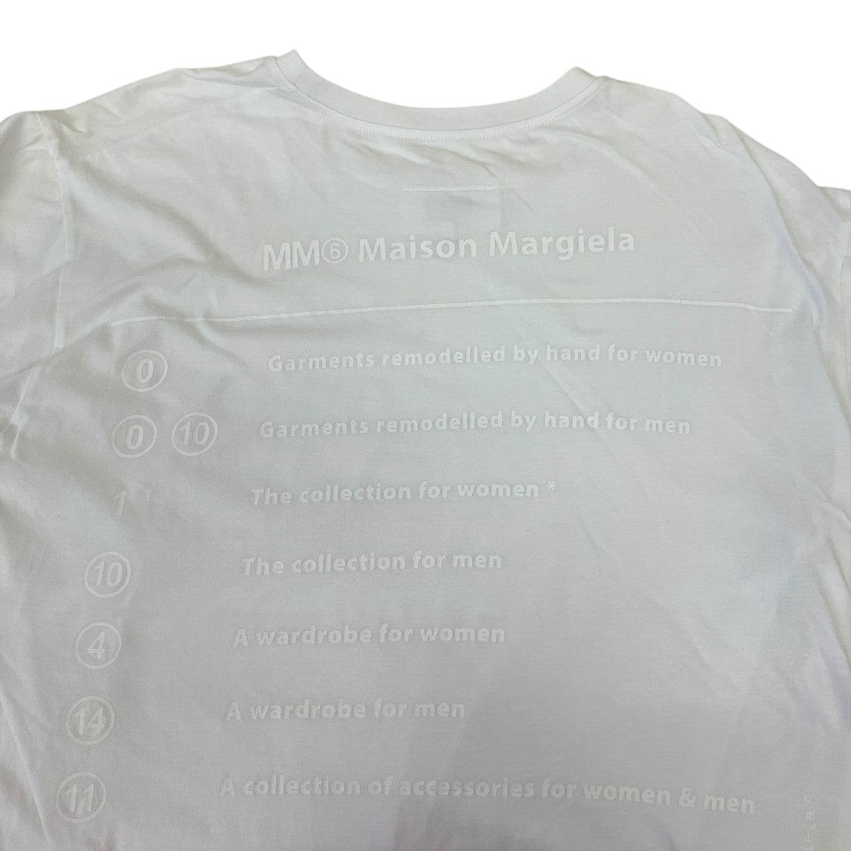 MM6 Maison Margiela バックプリントTシャツS52GC0180 古着・中古-4枚目のアイテム画像