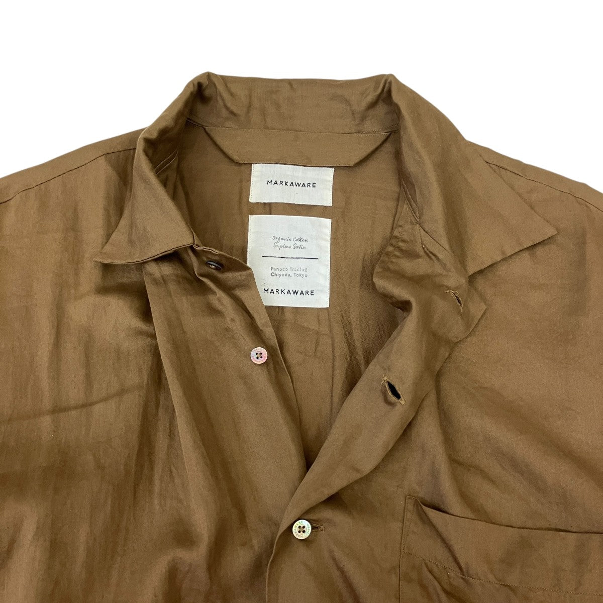 MARKAWARE 半袖シャツA19A-28SH02B 古着・中古-4枚目のアイテム画像