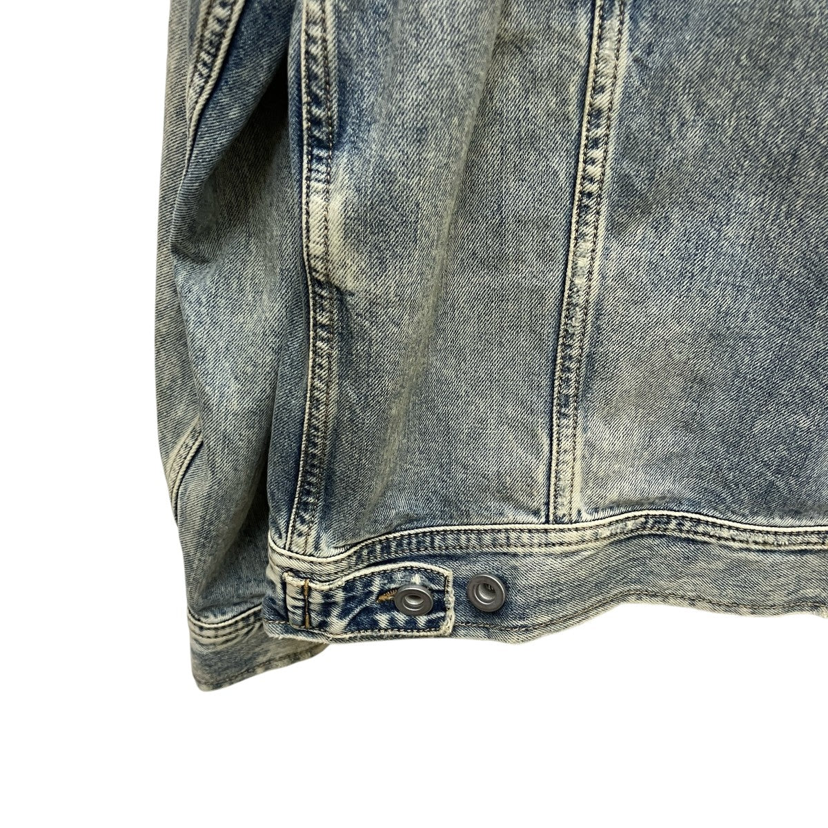 DIESEL ダメージデニムジャケット XS 中古・古着通販】DIESEL (ディーゼル) ダメージ加工デニムジャケット