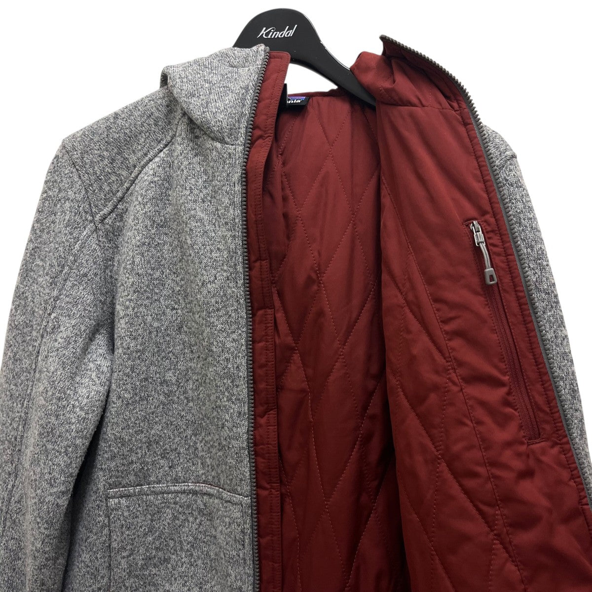 5分袖エルボーパッチニットS52HA0222