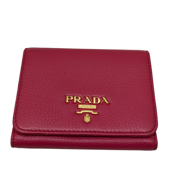 【PRADA】三つ折り財布 プラダ レザー 1MH176 レディース PRADA(プラダ) 3つ折り財布1MH176 1MH176 製造番号なし(RFID対応品