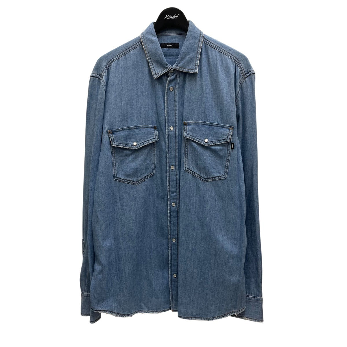 極美品 DIESEL ディーゼル 現行タグ ワッフル サマーニット シャツ XL DIESEL ディーゼルバイグレンマーティンス by Glenn Martens S