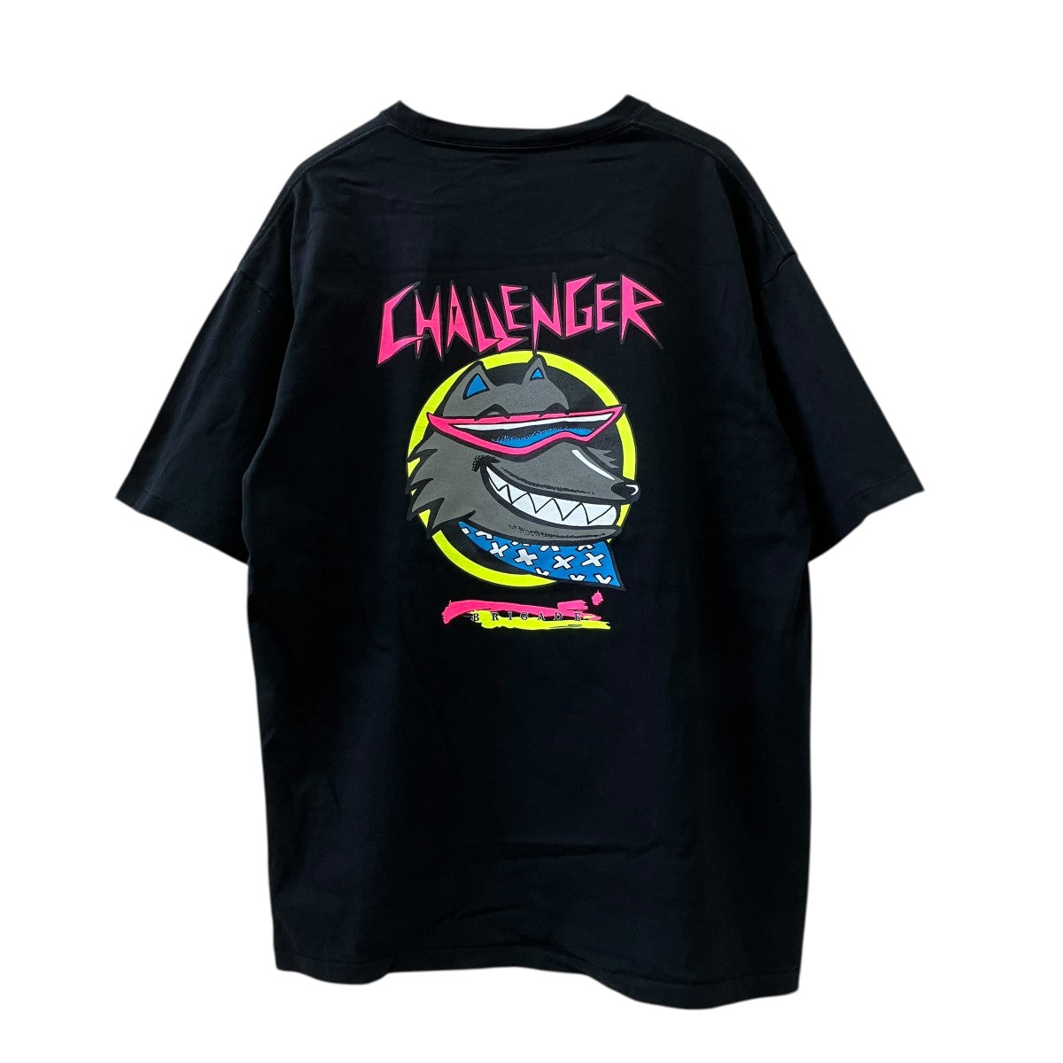 CHALLENGER NEON WOLF TEECLG-TS 025-026 古着・中古-2枚目のアイテム画像
