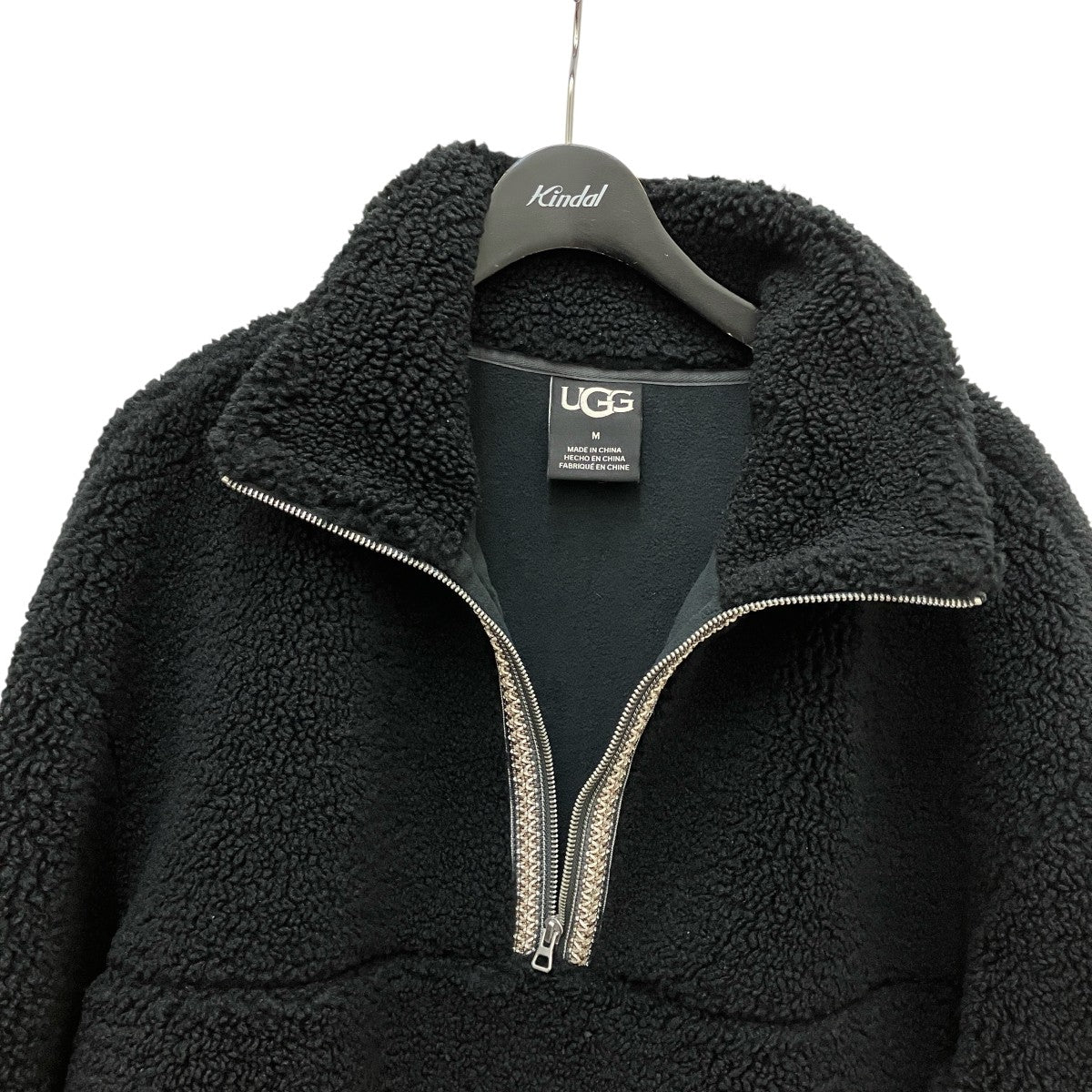 UGG(アグ) braid Half Zipボアジャケット1158630 1158630 ブラック