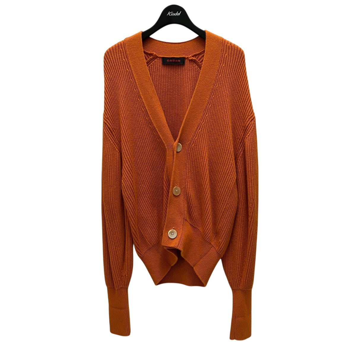 CABaN(キャバン) コットンカシミヤ ローゲージ Vネックカーディガン39