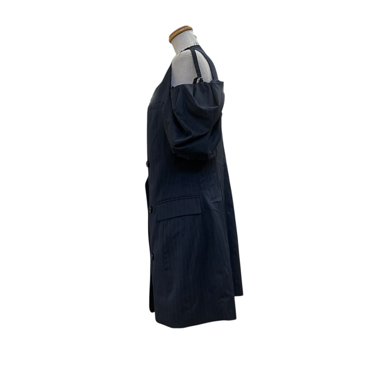 MAISON SPECIAL Puff Sleeve Tunicストライプバルーンスリーブワンピース21241265802 古着・中古-3枚目のアイテム画像