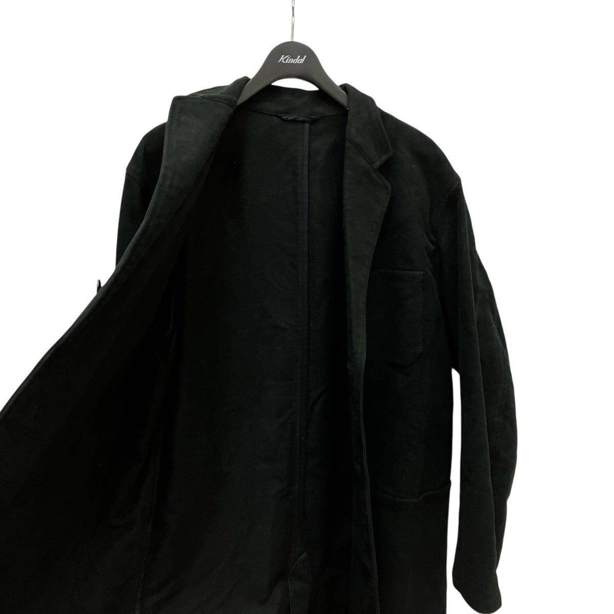 【定価70,400円】COMOLI モールスキンワークコート 黒 3 COMOLI (コモリ) モールスキン ワークコート