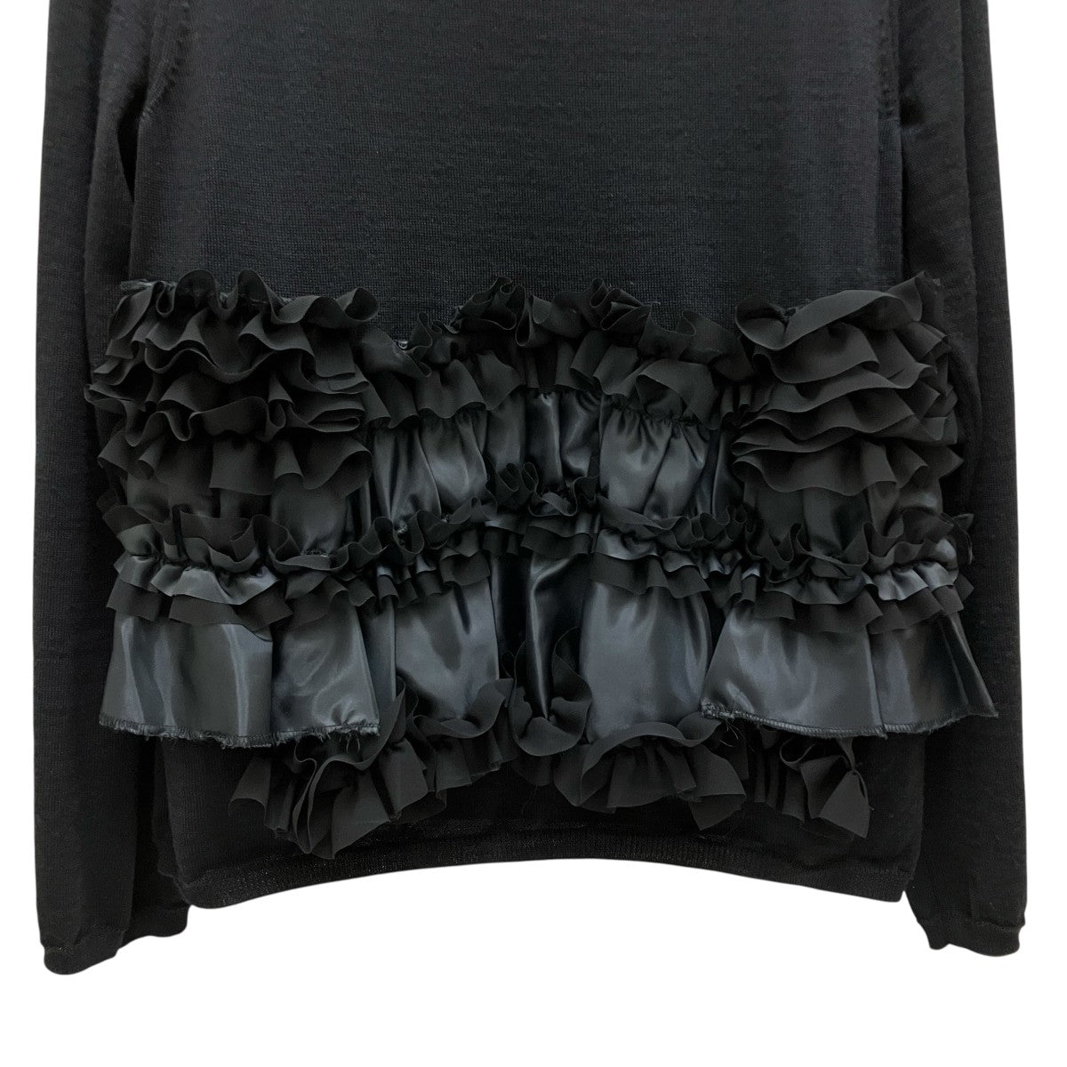 COMME des GARCONS(コムデギャルソン) ヘムフリルニットRD-N506 RD