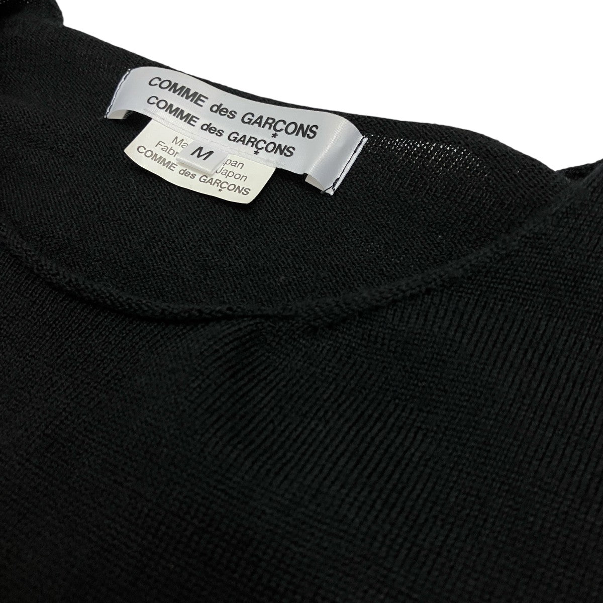 COMME des GARCONS(コムデギャルソン) ヘムフリルニットRD-N506 RD