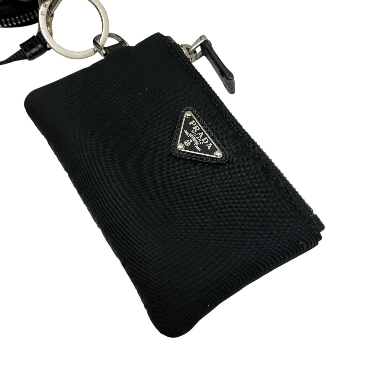 PRADA(プラダ) 小銭入れ付ポーチショルダーバッグ ブラック
