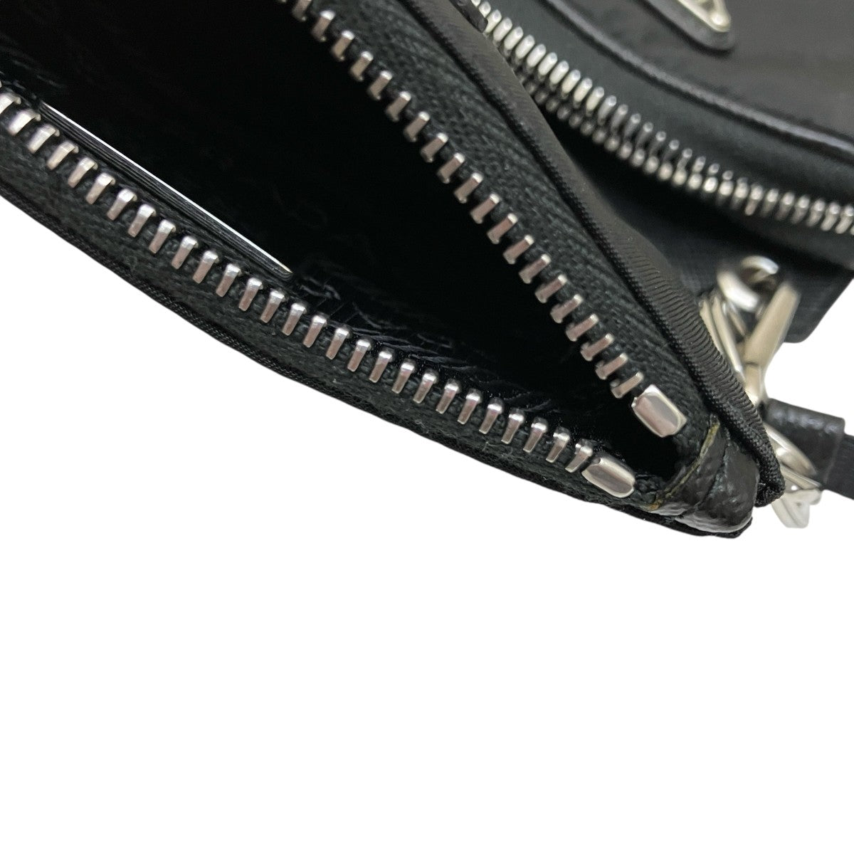PRADA(プラダ) 小銭入れ付ポーチショルダーバッグ ブラック｜【公式