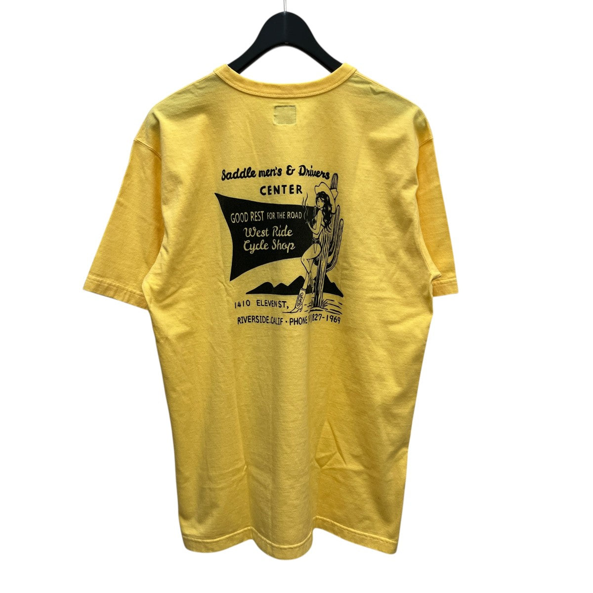 WEST RIDE(ウエストライド) 半袖Tシャツ イエロー サイズ 42｜【公式