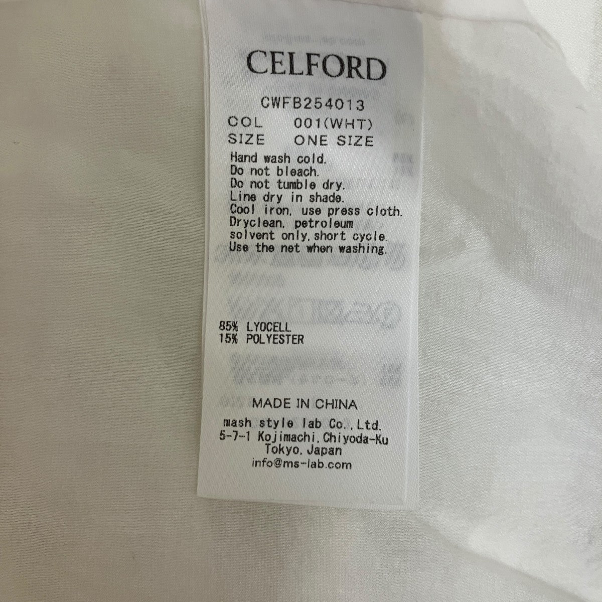 CELFORD シアーフレアブラウスCWFB254013 古着・中古-5枚目のアイテム画像