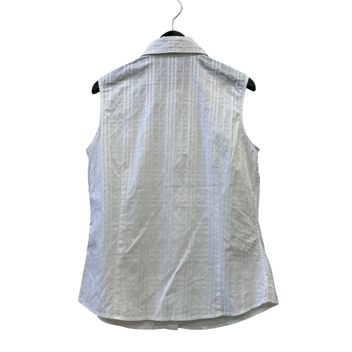 BURBERRY LONDON ノースリーブチェックシャツ 古着・中古-2枚目のアイテム画像