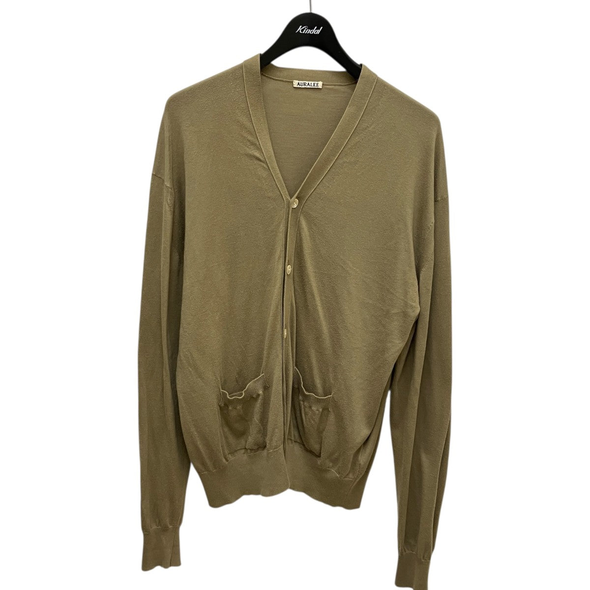AURALEE(オーラリー) カーディガンA7SC01SG A7SC01SG ベージュ サイズ
