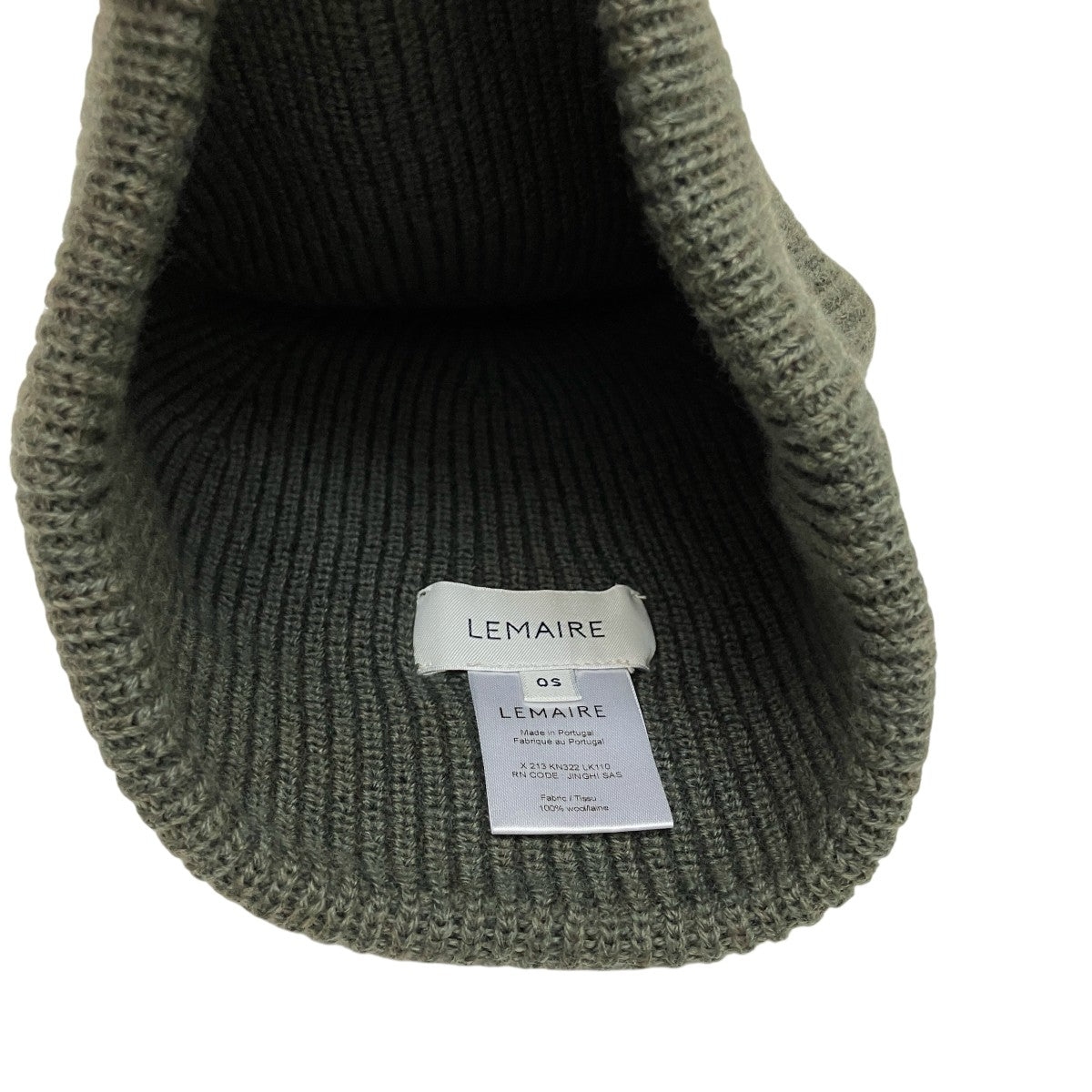 LEMAIRE(ルメール) ニットキャップ オリーブ サイズ OS｜【公式