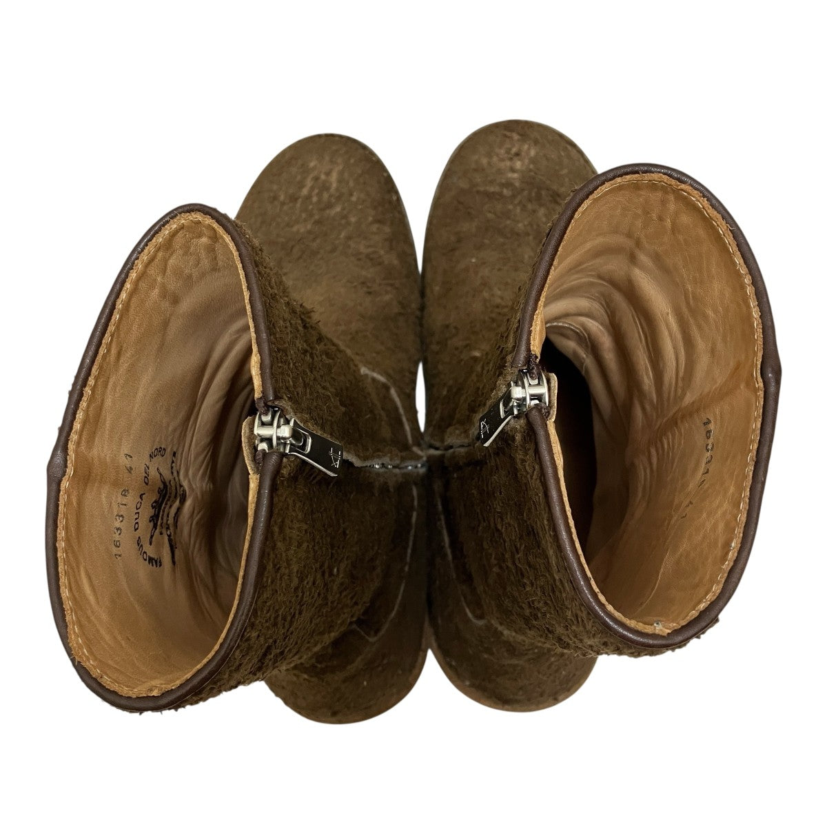 nonnative×OFFICINE CREATIVE サイドジップブーツ ブラウン サイズ 41