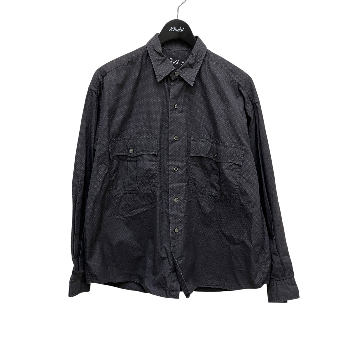 Porter Classic roll up shirtドット柄長袖シャツ 古着・中古-1枚目のアイテム画像
