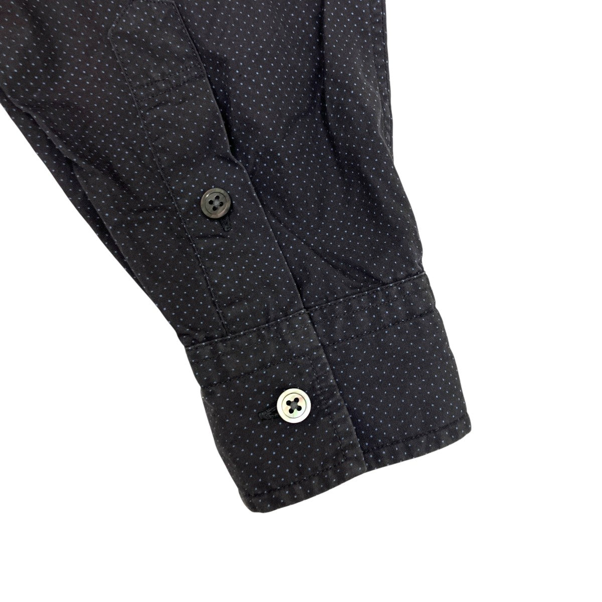 Porter Classic(ポータークラシック) roll up shirtドット柄長袖シャツ