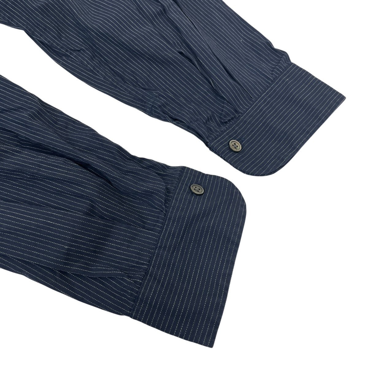 Porter Classic(ポータークラシック) ストライプラウンドカラーシャツ