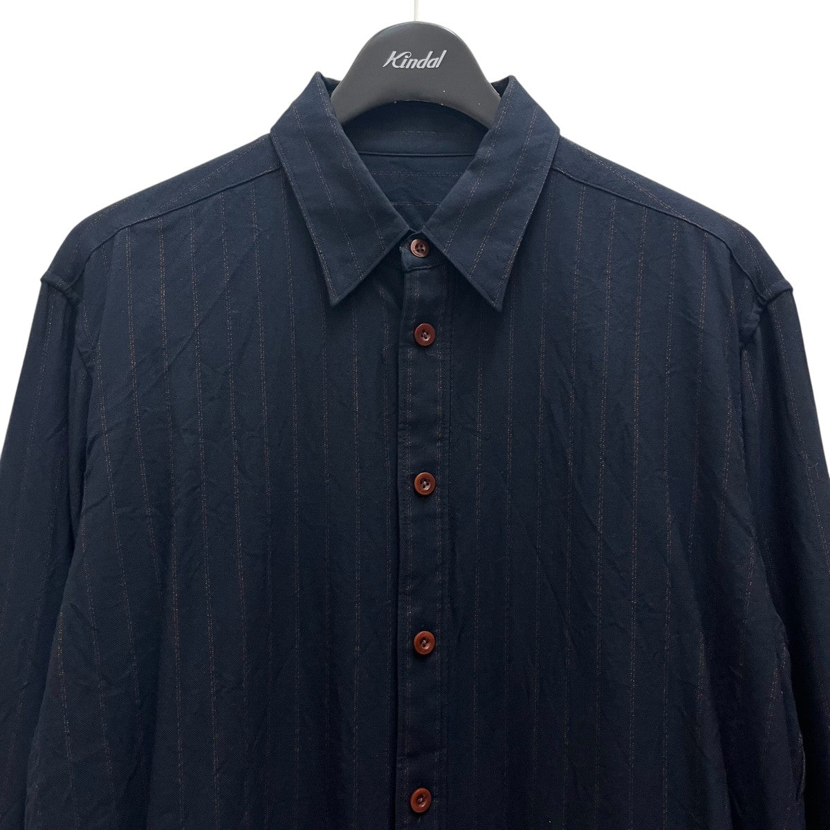 IRENISA(イレニサ) ストライプレギュラーカラーシャツIH-23FW-B023-MSS