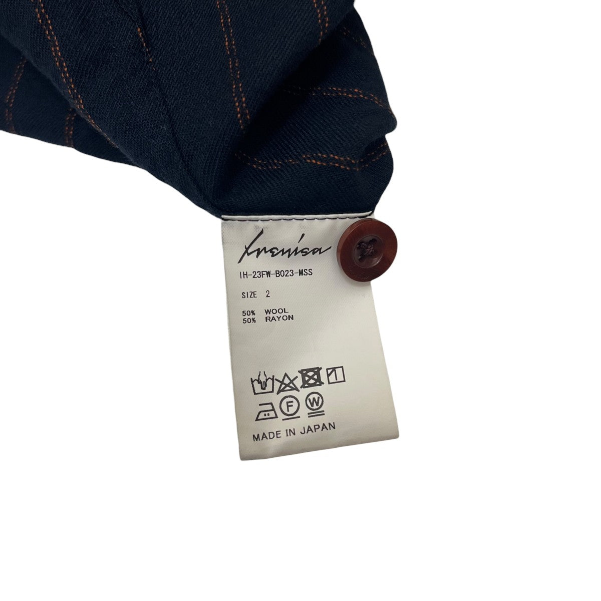 IRENISA(イレニサ) ストライプレギュラーカラーシャツIH-23FW-B023-MSS IRENISA(イレニサ) ストライプレギュラーカラーシャツIH-23FW-B023-MSS