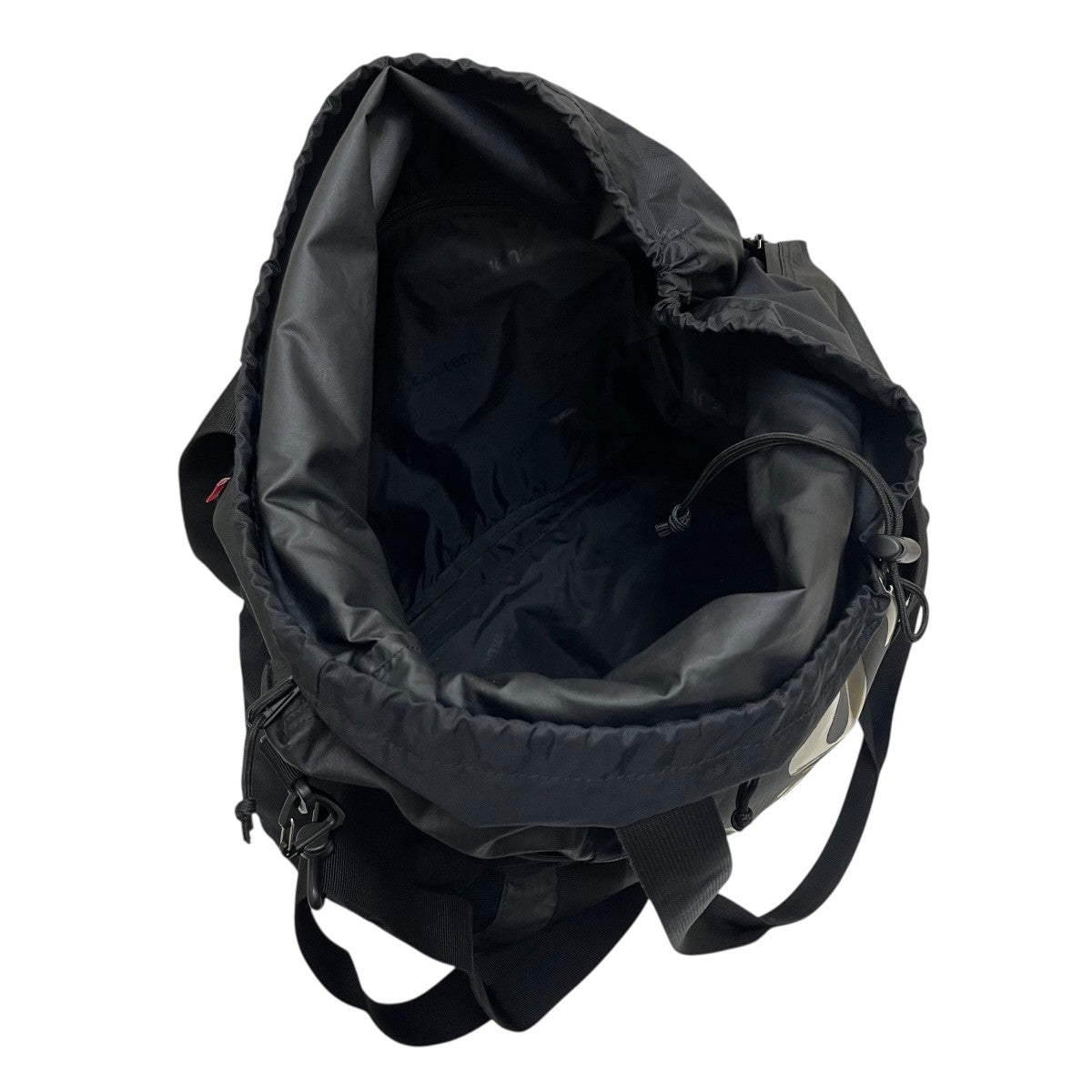 Supreme ブラック ボディバッグ　トートバッグ Supreme ロゴ ラフィア トート SS20 ユニセックス 関税送料込 (Supreme
