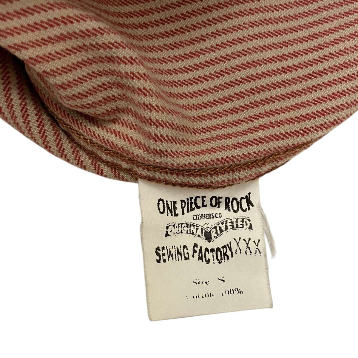 ONE PIECE OF ROCK ストライプワークシャツ 古着・中古-6枚目のアイテム画像