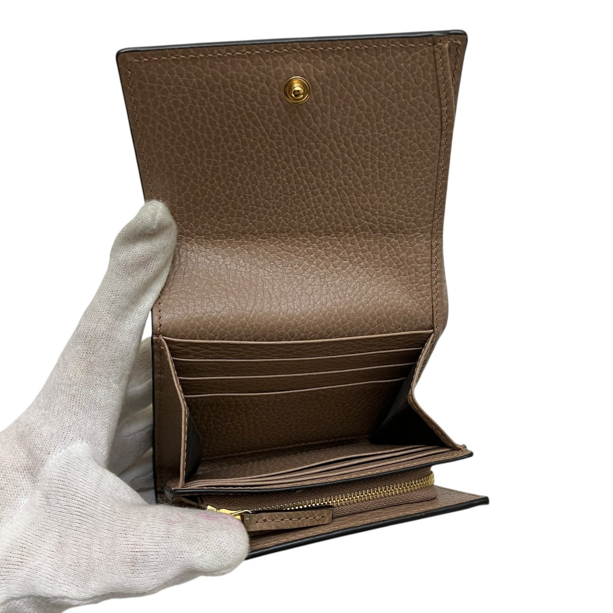 GUCCI ダブルG バイカラー ミディアム ウォレット財布598587 古着・中古-4枚目のアイテム画像
