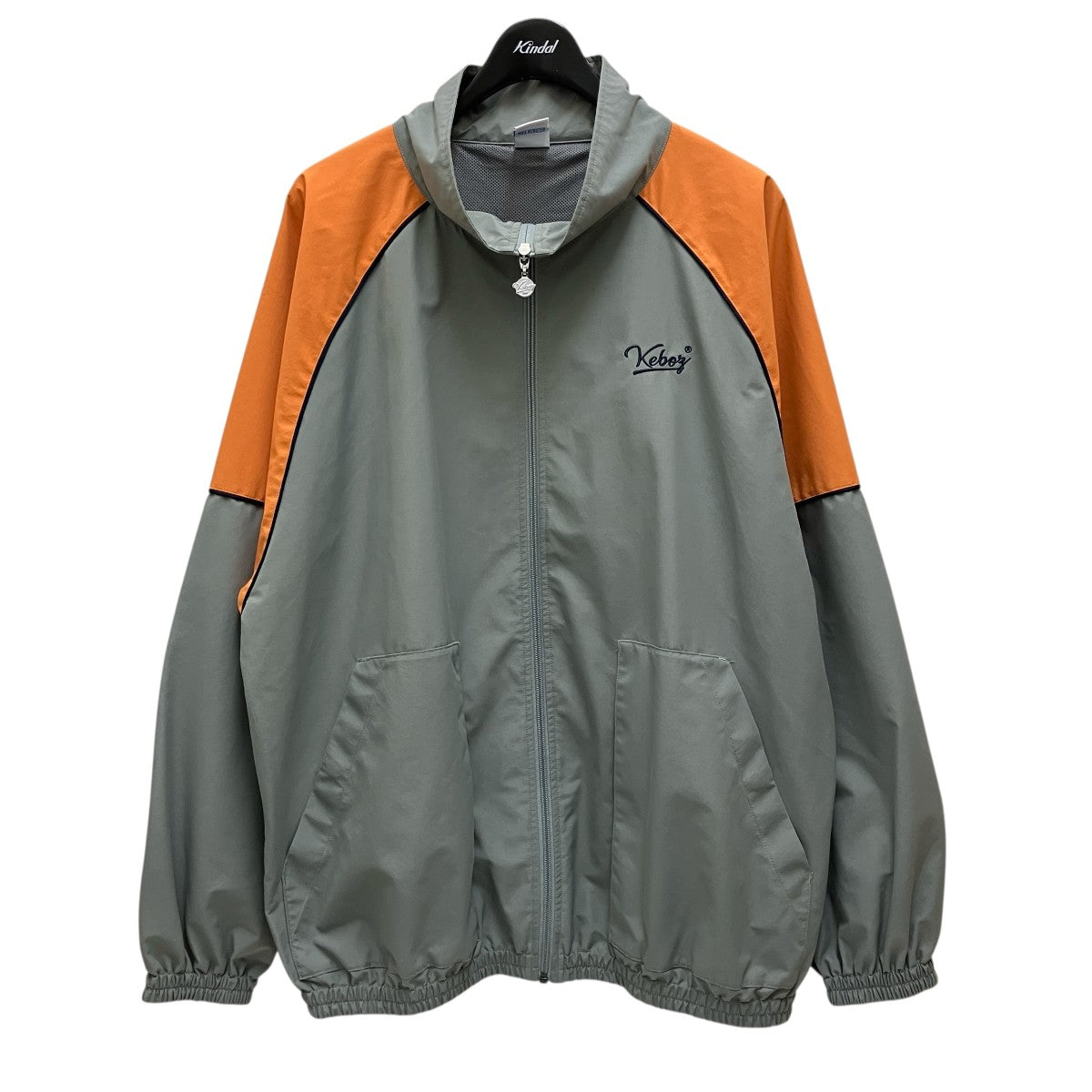 KEBOZ(ケボズ) ナイロンハーフジップジャケット ダークグリーン サイズ