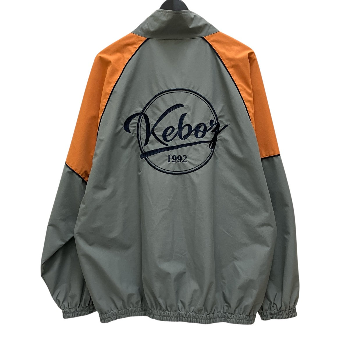 KEBOZ(ケボズ) ナイロンハーフジップジャケット ダークグリーン サイズ