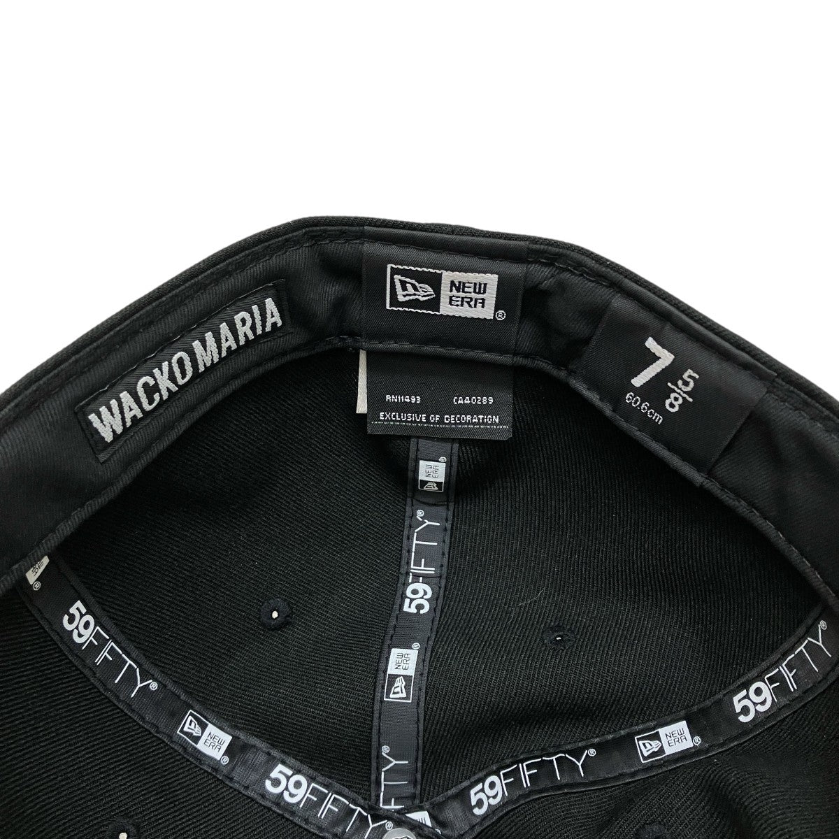 Wacko Maria ベースボールキャップ 黒 7 5/8 Wacko Maria ベースボールキャップ 黒 7 5/8 WACKO MARIA×NEW