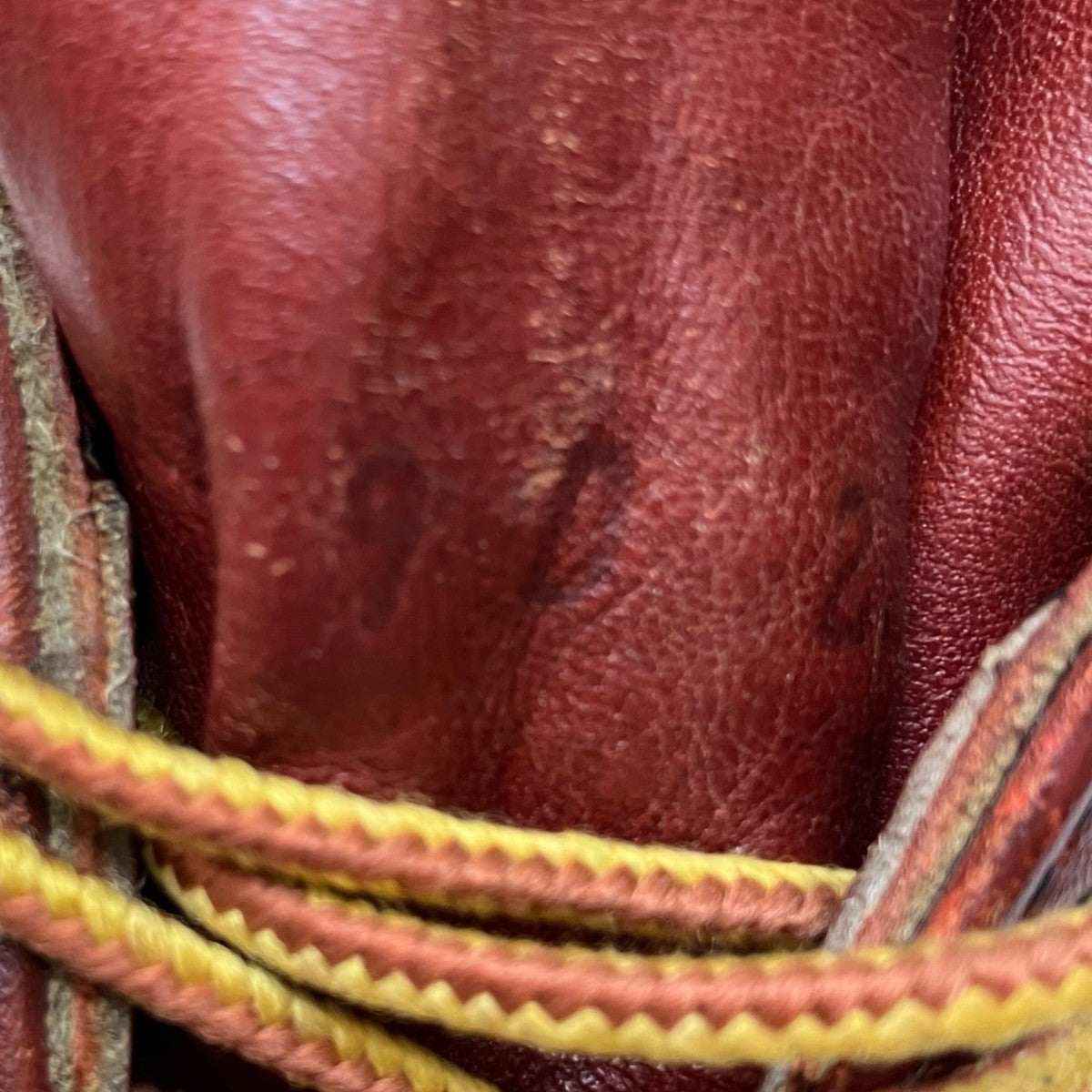 RED WING(レッドウィング) 半円犬タグ 90'sブーツ8166 8166 レッド