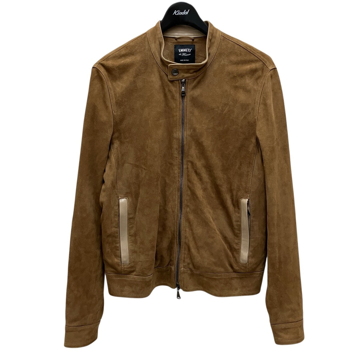 EMMETI(エンメティ) JURI 190 レザージャケット グレー サイズ 50