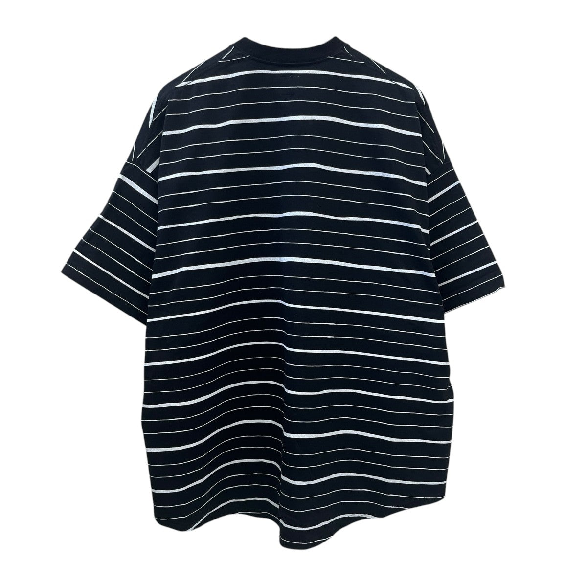 SEESEE superbig round borderボーダーTシャツ 古着・中古-2枚目のアイテム画像