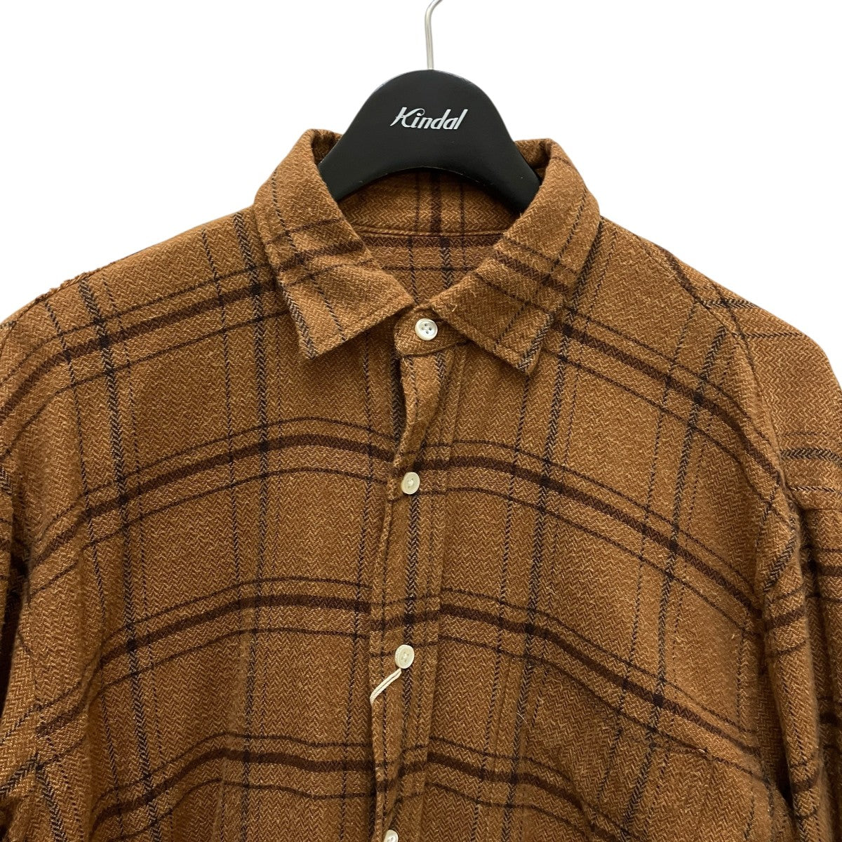 sleeping shirtチェック長袖シャツ