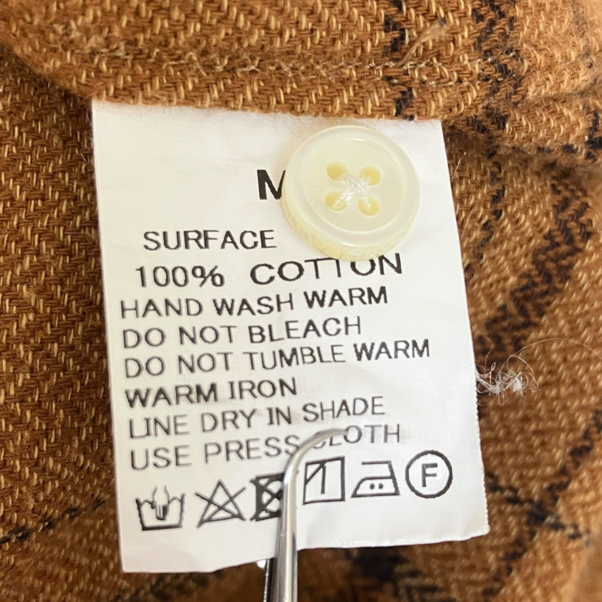 sleeping shirtチェック長袖シャツ