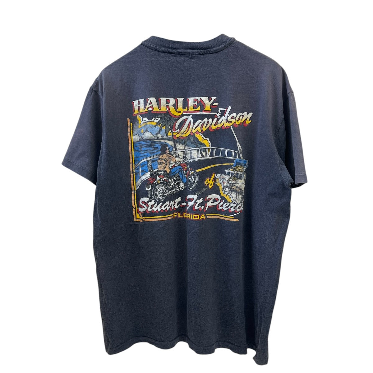 HARLEY-DAVIDSON 90’ｓvintageTシャツ 古着・中古-2枚目のアイテム画像