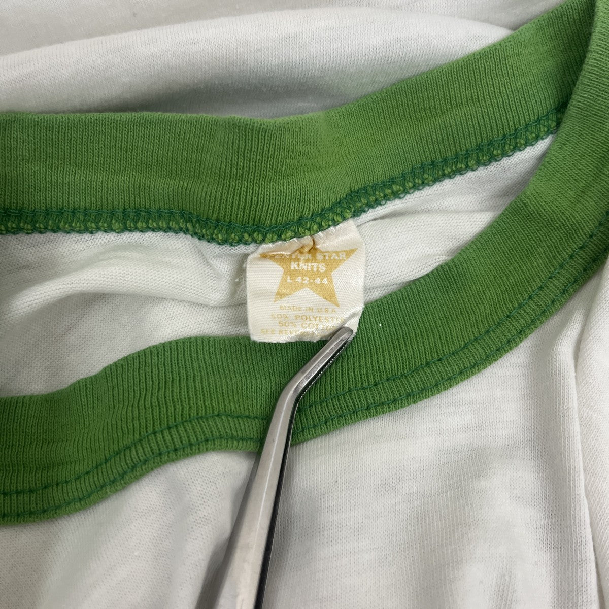 center star knits 80’ｓvintage KOOLリンガーTシャツ 古着・中古-4枚目のアイテム画像