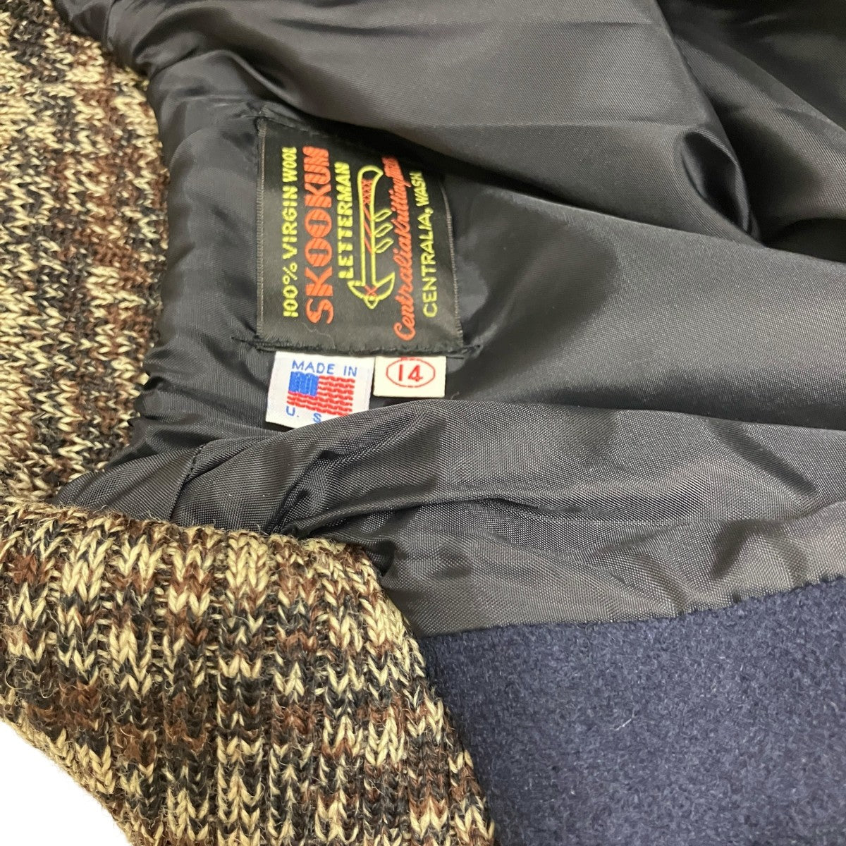 SKOOKUM スタジャン 古着・中古-5枚目のアイテム画像