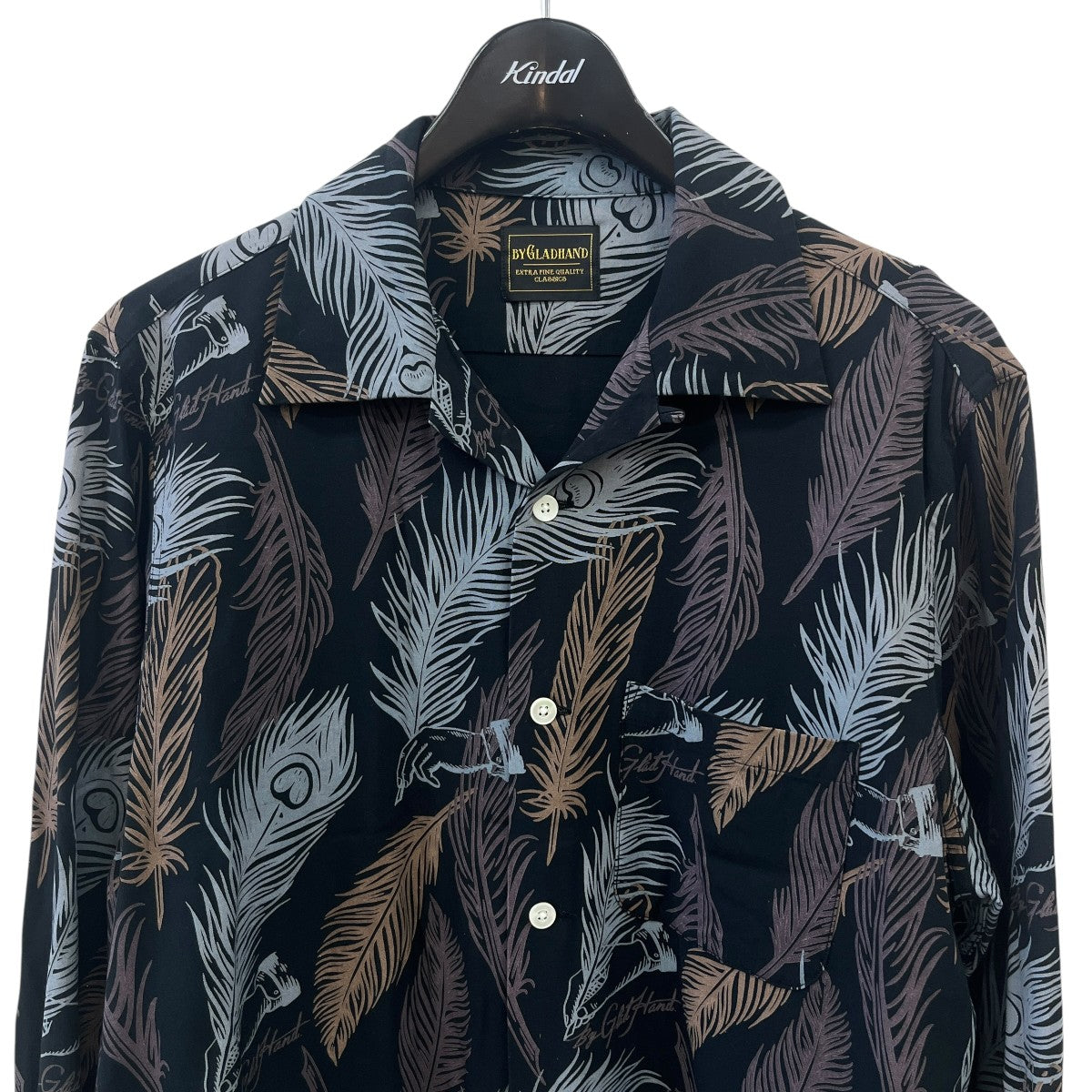 PEACOCK QUILL - L S SHIRTSアロハシャツBYGH-24-SS-09