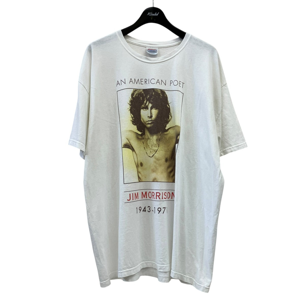 Hanes DOORS JIM MORRISON ヴィンテージ半袖Tシャツ 古着・中古-1枚目のアイテム画像